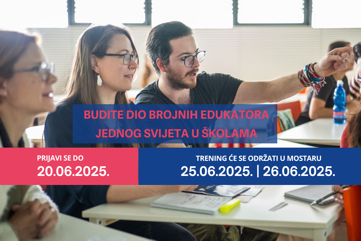 Postanite edukator/ica i doprinesite jačanju glasa mladih u Mostaru