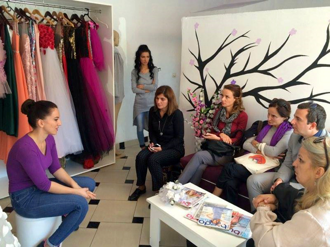 Eighteen years ago Valentina lost her leg in the conflict, now she is creating Kosovo made “Haute Couture”