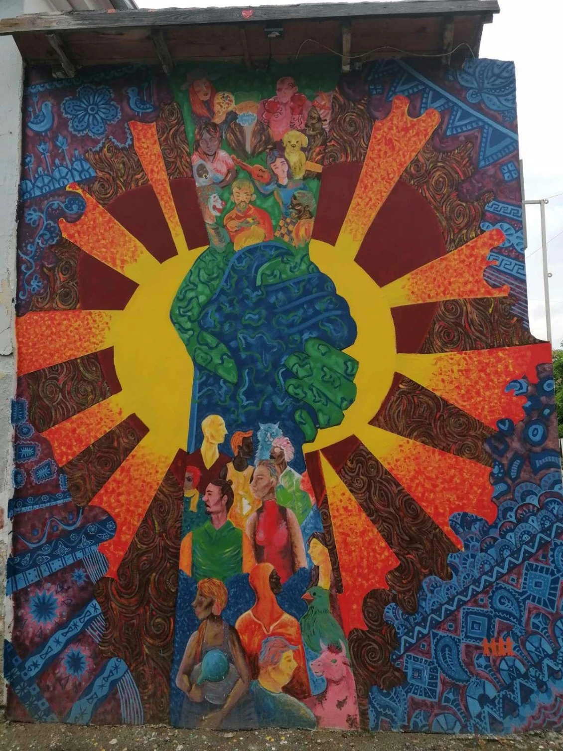 Simbol Projekt ALVED na jugu Srbije postao je mural Zajedništvo u Vranju.