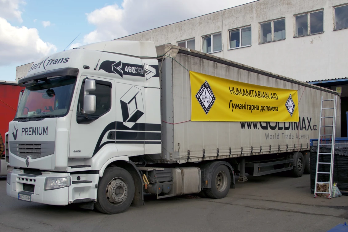 PIN truck to Ukraine